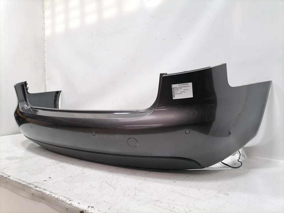 Audi A4 8K B8 original Sto&szlig;stange Stossf&auml;nger hinten LZ7L Lavagrau Kombi Avant Bj.2009